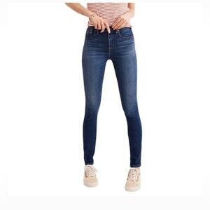 Madewell Jeans 10” High Rise Skinny Jeans Dark Wash Size 25 (Brand new No tag)